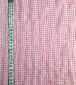 Tissu réf. 210233 : Coton vichy rose