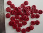 BUTTONS 4 holes galastyl A Rouge 2