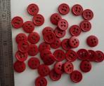 BUTTONS 4 holes galastyl A Rouge 5