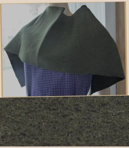 Wool fabric 120186 green