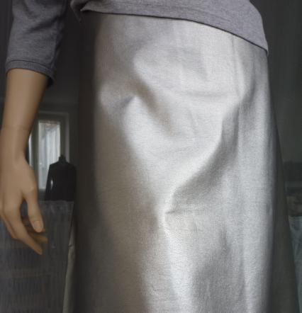 Silver leather imitation fabric  170175
