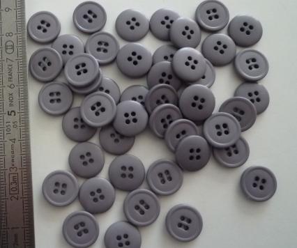 BUTTONS 4 holes galastyl A Gris 8