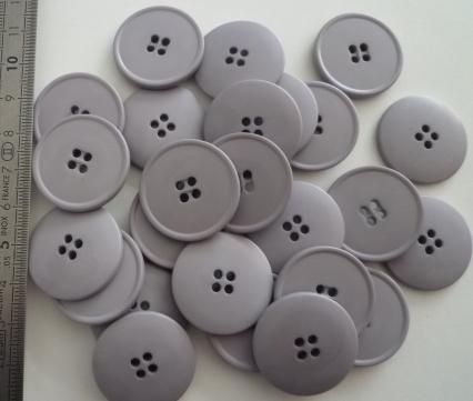 BUTTONS 4 holes galastyl A Gris 9