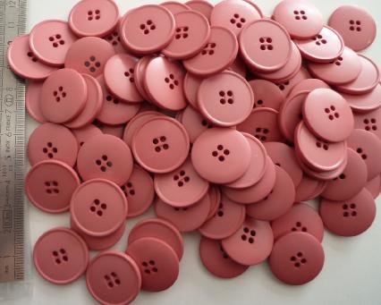 BUTTONS 4 holes galastyl A Rose 10