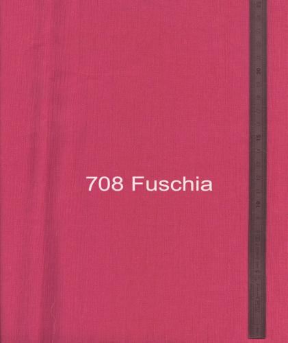 Tissu au mètre : Crépon de coton coloris fuchsia