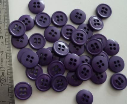 BUTTONS 4 holes galastyl A Violet 3