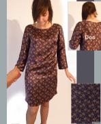 kit couture vêtement femme: robe soie
