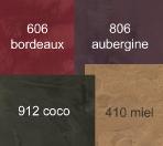 Tissu réf. 650100 : Imitation poulain Bordeaux