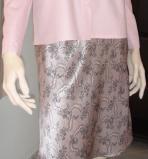 kit couture vêtement femme: jupe soie