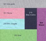 Tissu au mètre : Crépon de coton coloris anis