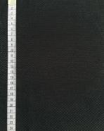 Tissu au mètre réf. 180284 Voile de coton damassé noir uni en acétate et coton