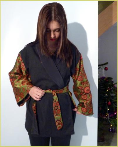 Prêt-à-coudre Réf. 22044A/220215 Veste-Kimono