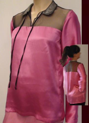 kit couture vêtement femme: chemisier soie