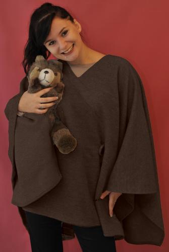 kit couture vêtement femme: poncho laine