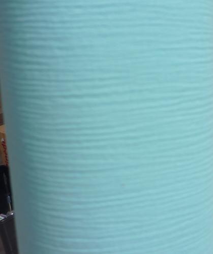 Tissu au mètre : Crépon de coton Bleu dragée