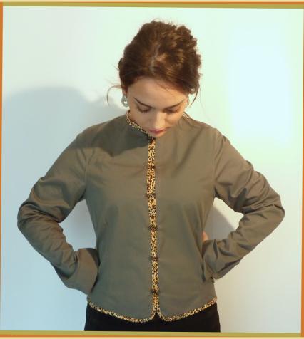 kit couture vêtement femme: veste coton